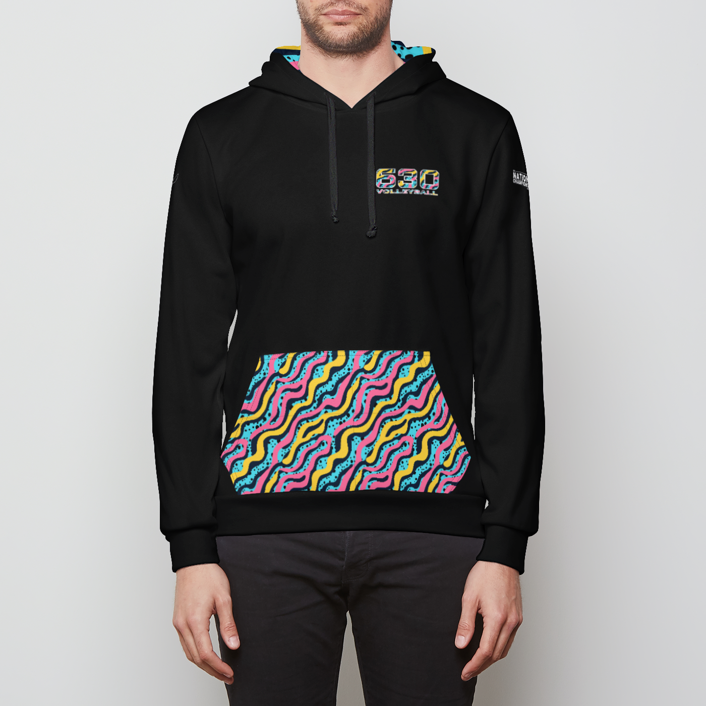 Squiggle NATLS Unisex Relaxed Pullover Hoodie
