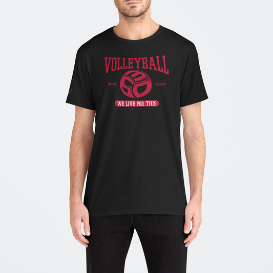 "WE LIVE FOR THIS" College Crew Tee